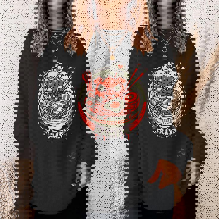 日本のラーメンは豚が大好き、ラーメンが大好き スウェットシャツ 彼女への贈り物