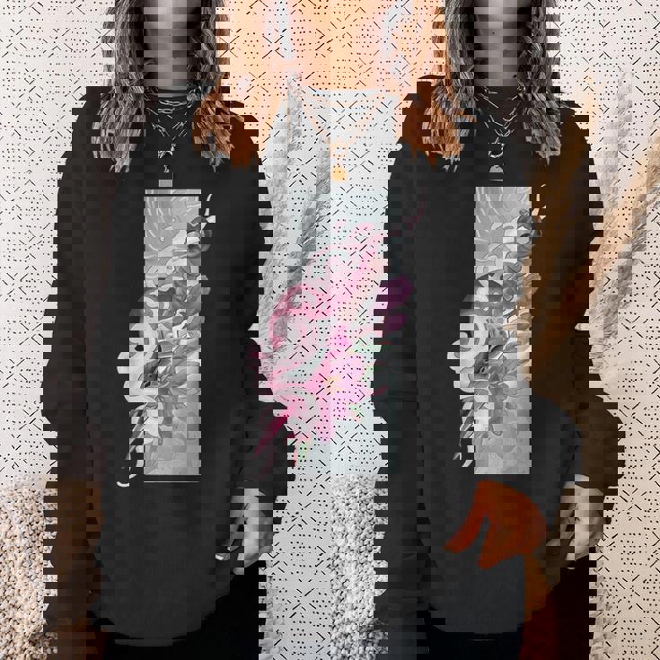 日本の手裏剣 アニメ スウェットシャツ 彼女への贈り物