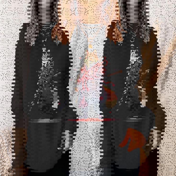 日本の柴犬浮世絵 アニメ 刀 おもしろい 日本の芸術 スウェットシャツ 彼女への贈り物