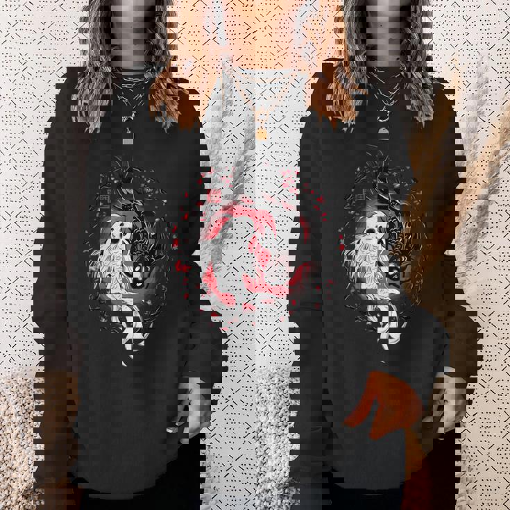 日本の陰陽鯉のアート。 スウェットシャツ 彼女への贈り物
