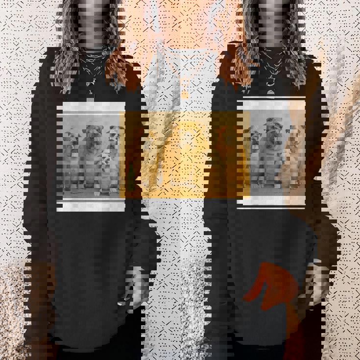 日本ブルドッグファミリー スウェットシャツ 彼女への贈り物