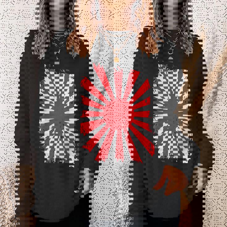 日本戦争旗 日本中道 日本国旗 スウェットシャツ 彼女への贈り物