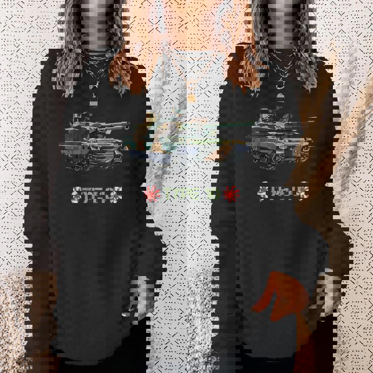 日本陸軍 10式陸軍主力戦車 スウェットシャツ 彼女への贈り物