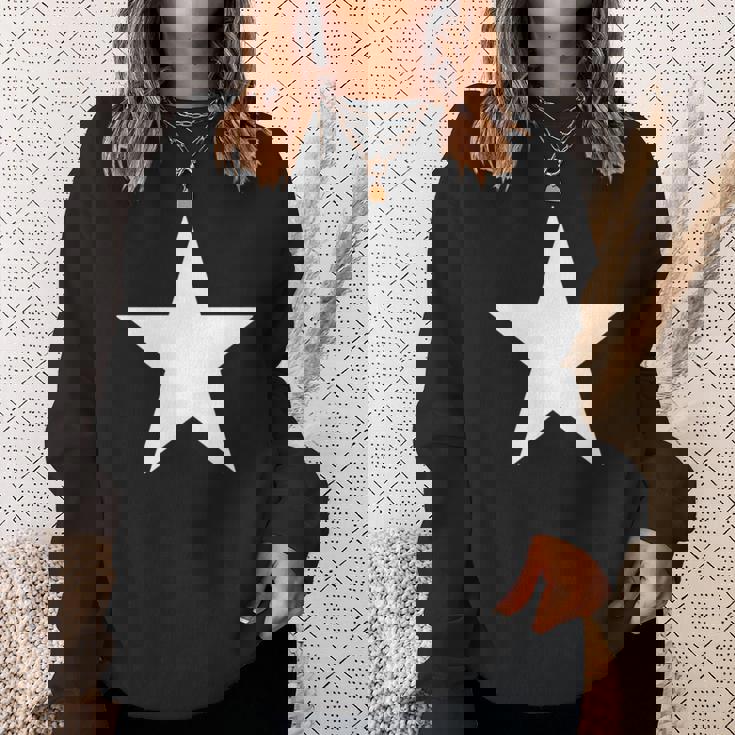 星 メンズ レディース ロック かっこいい おしゃれ かわいい プリント 大きいサイズ ブランド 黒 ステラ 長袖tシャツ スウェットシャツ 彼女への贈り物