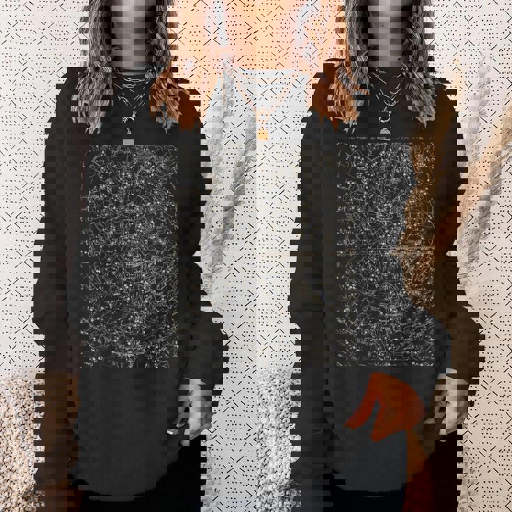 星座地図 天文学 占星術 スウェットシャツ 彼女への贈り物