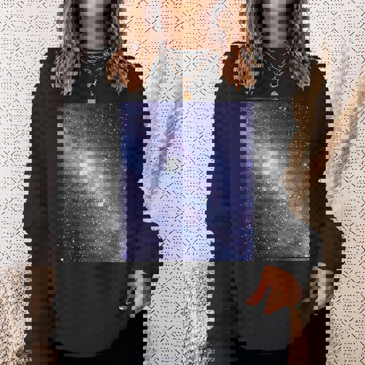 星空・宇宙・銀河《フルビッグプリント》【天体観測シリーズ】おしゃれ かっこいい デザイン スウェットシャツ 彼女への贈り物