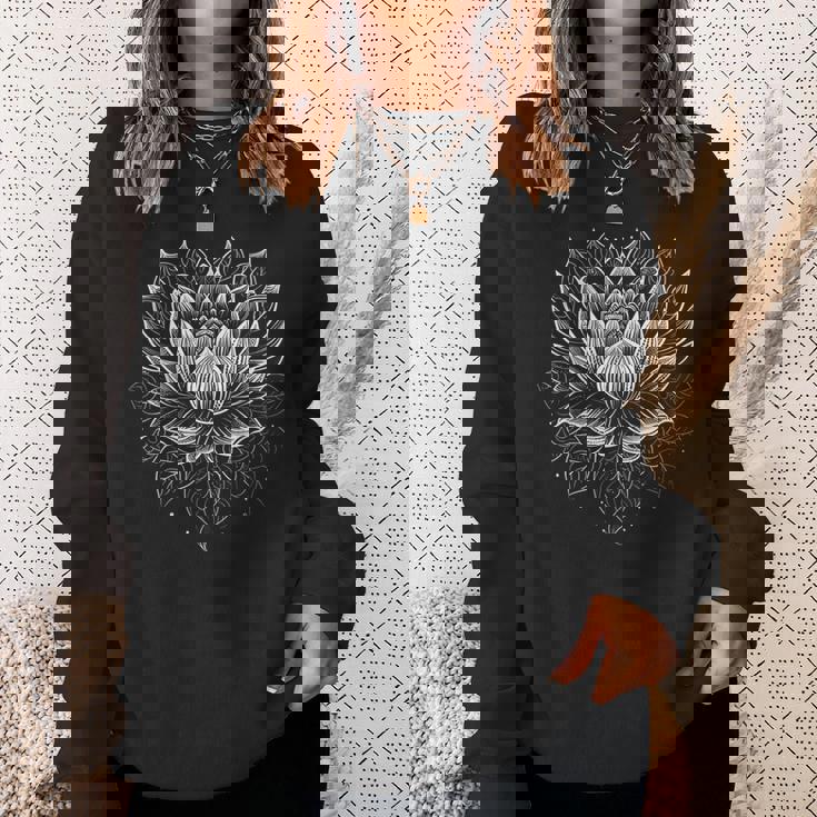 曼荼羅 蓮の花 グラフィックtシャツ メンズ レディース ボーイズ ガールズ スウェットシャツ 彼女への贈り物