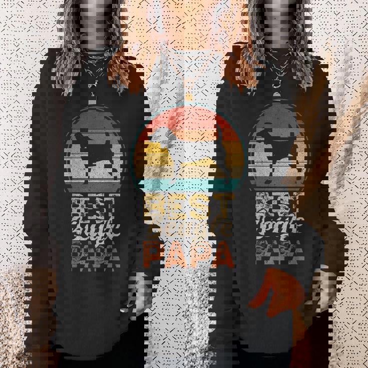 最高のビーグル・パパ、父の日 スウェットシャツ 彼女への贈り物