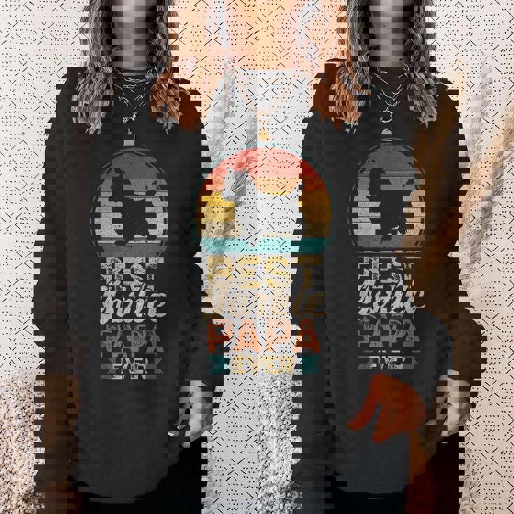 最高のヨーキーパパ ヨークシャー・テリア スウェットシャツ 彼女への贈り物