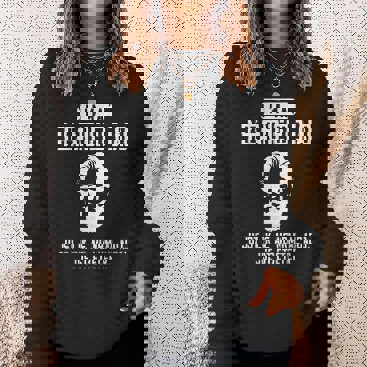 最高の父親にはヒゲがある スウェットシャツ 彼女への贈り物