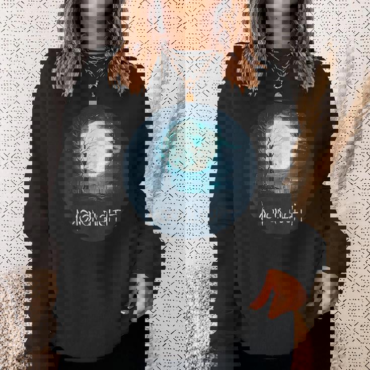 月光愛好家のための素晴らしい夜の服。 スウェットシャツ 彼女への贈り物
