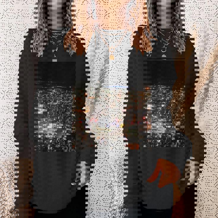 東京の夜景 スウェットシャツ 彼女への贈り物