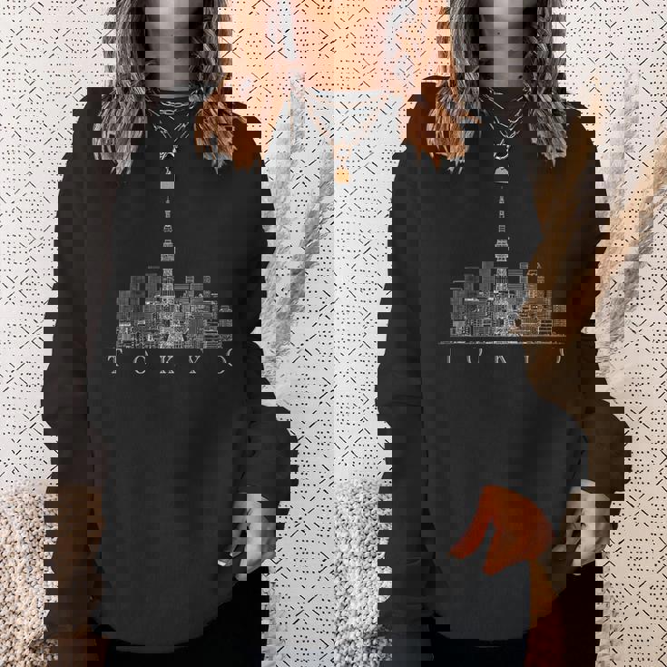 東京スカイライン 日本 ランドマーク スカイツリー 東京タワー お土産 スウェットシャツ 彼女への贈り物