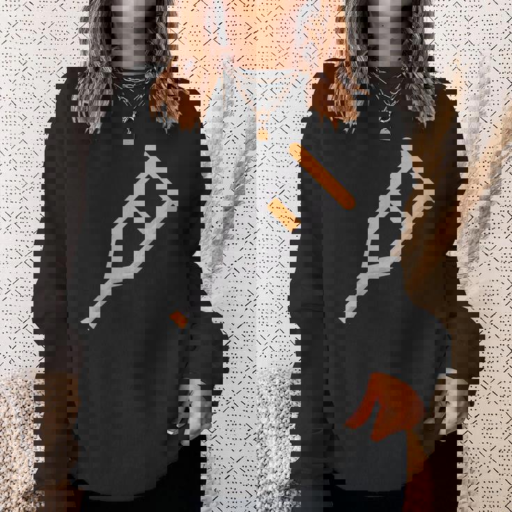 松葉杖 スウェットシャツ 彼女への贈り物