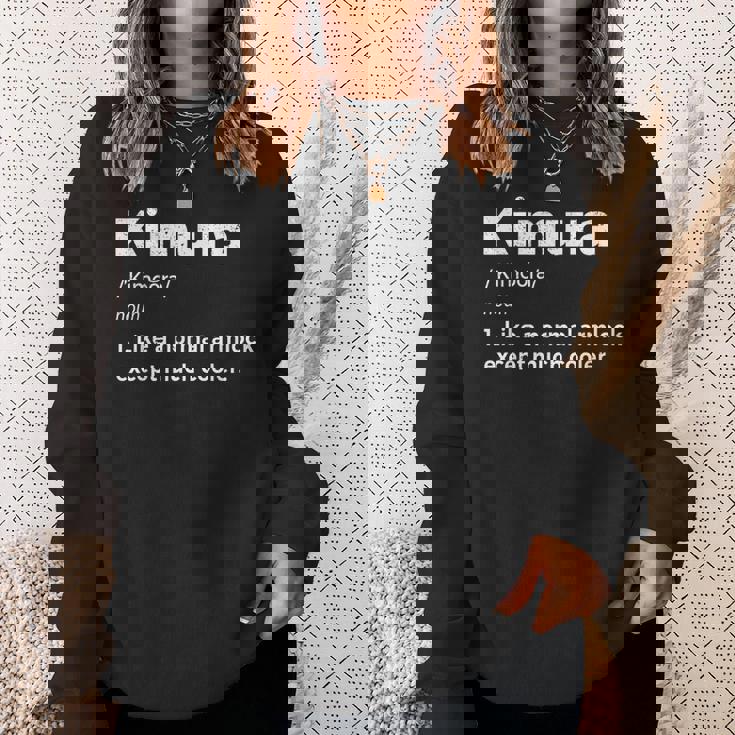 柔術木村ファニーデフィニションbjjtシャツ スウェットシャツ 彼女への贈り物