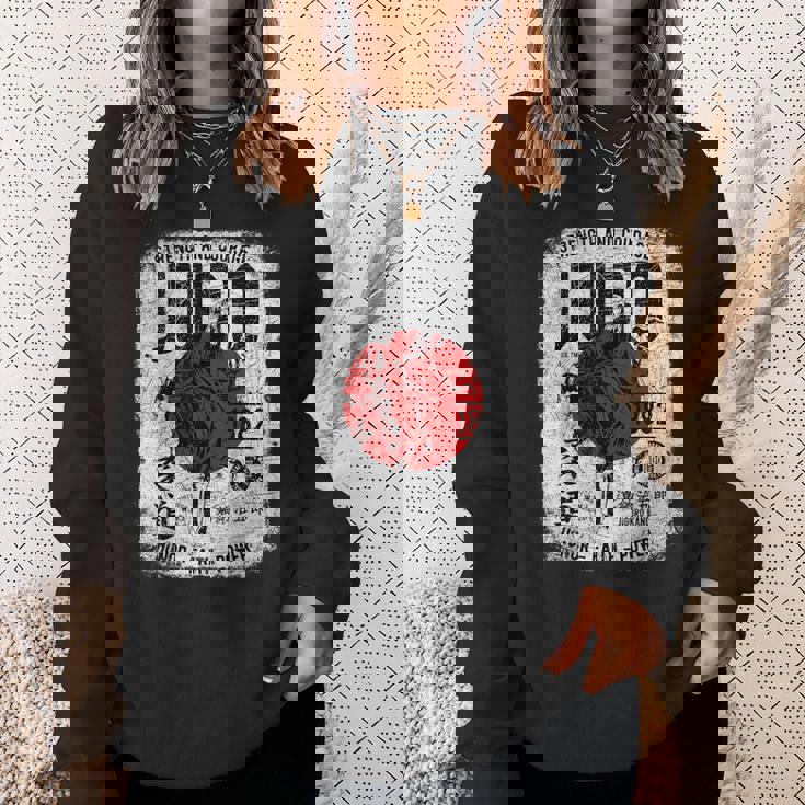 柔道 涼しい 日本のシンボル 柔道家 武道愛好家 スウェットシャツ 彼女への贈り物