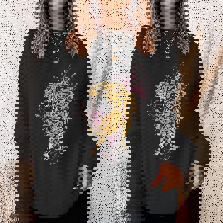 桜の虎 スウェットシャツ 彼女への贈り物