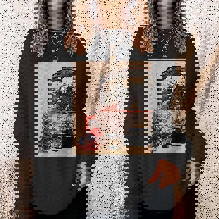 歌川国芳 訓練中の遊女 スウェットシャツ 彼女への贈り物