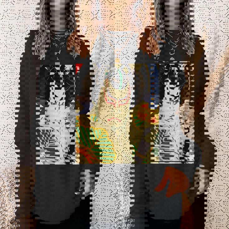 歌舞伎 かぶき 役者 日本美術 浮世絵 役者絵 名取春仙 六世坂東彦三郎 舎人松王丸 スウェットシャツ 彼女への贈り物