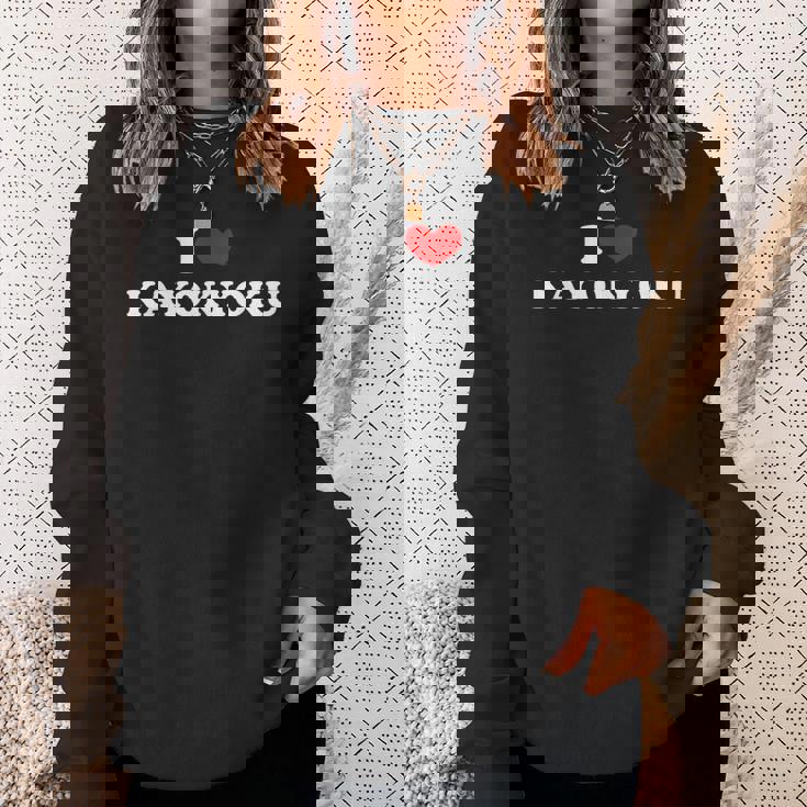 歌謡曲大好き、アイハート歌謡曲 スウェットシャツ 彼女への贈り物