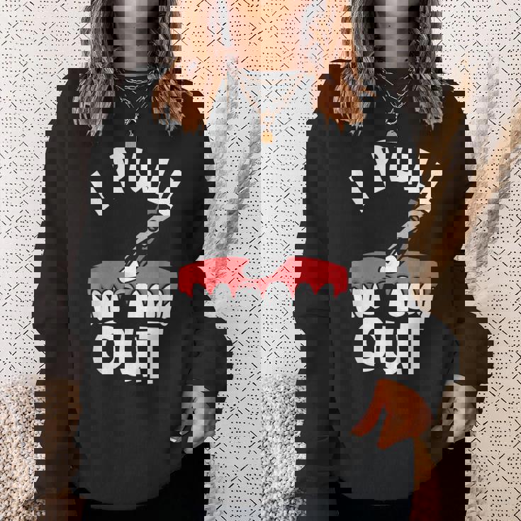 歯科用鉗子を抜く歯医者用器具歯 スウェットシャツ 彼女への贈り物