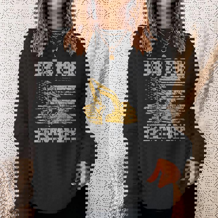 歴史を掘り起こす スウェットシャツ 彼女への贈り物