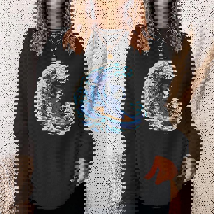 死神サーフィン スウェットシャツ 彼女への贈り物