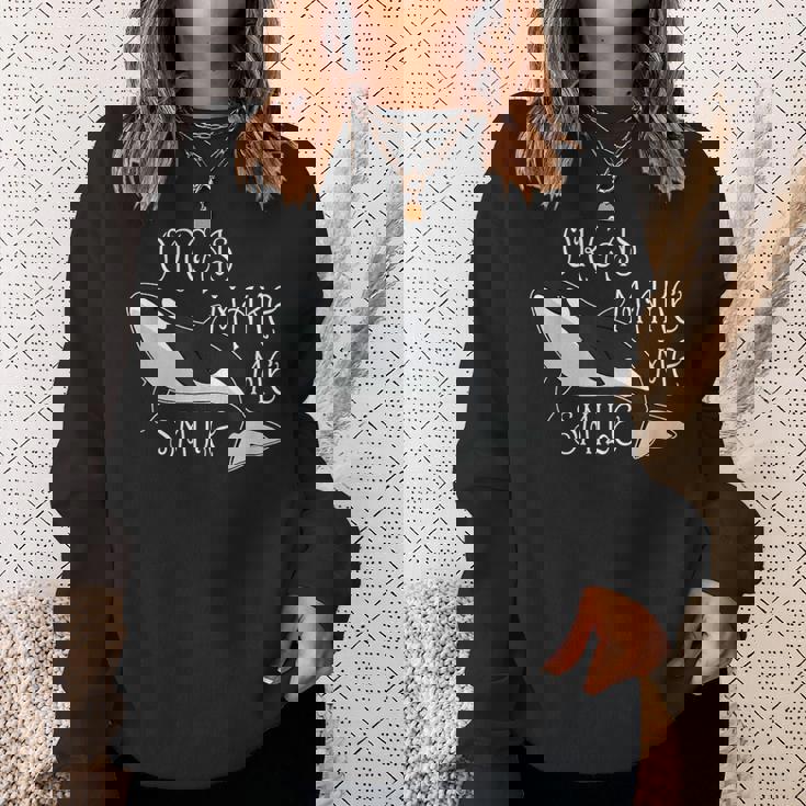 海の動物 シャチ クジラ 海の動物 スウェットシャツ 彼女への贈り物