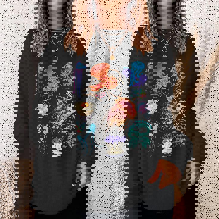 海洋生物クラゲ スウェットシャツ 彼女への贈り物