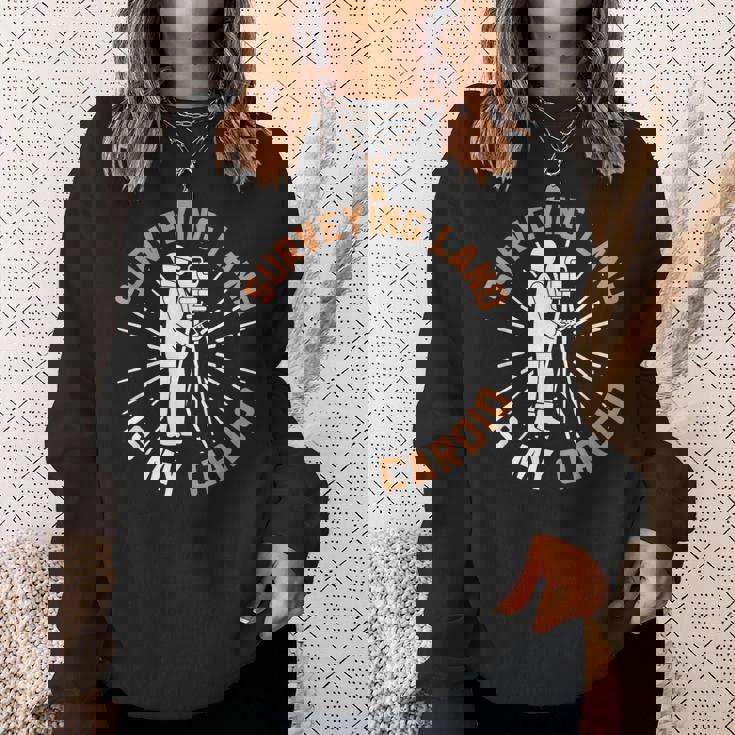 測量は有酸素運動 土地家屋調査士 土地家屋調査士 スウェットシャツ 彼女への贈り物