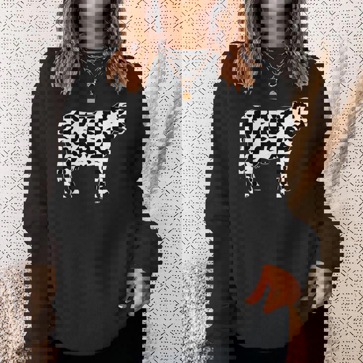 牛柄の服 牛柄 スウェットシャツ 彼女への贈り物