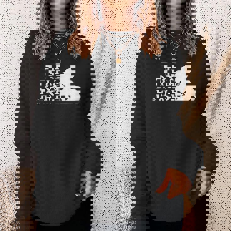 犬の顔のデザイン The Dog Face スウェットシャツ 彼女への贈り物