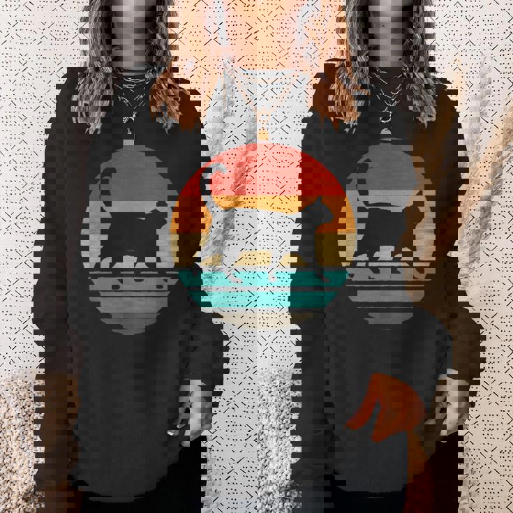 猫 レトロスタイル ビンテージ スウェットシャツ 彼女への贈り物