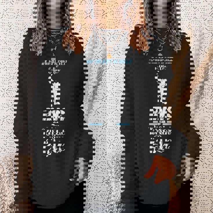 猫 ロシアンブルー スウェットシャツ 彼女への贈り物