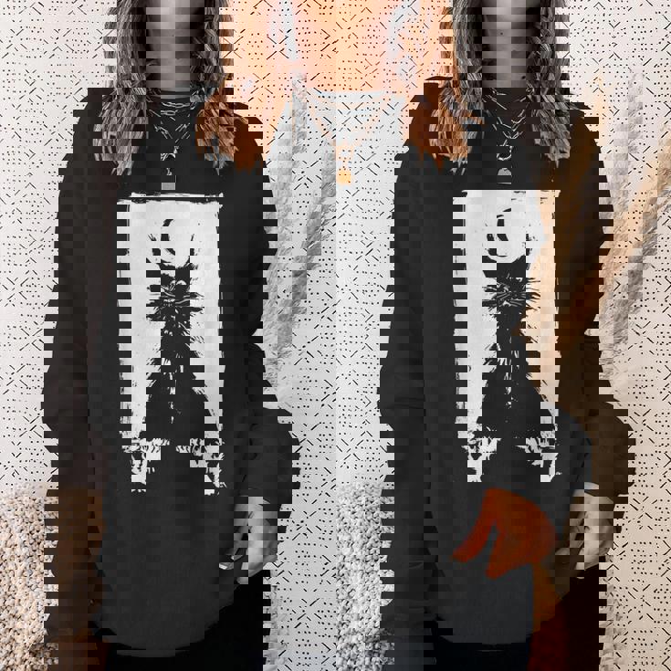 猫の夜の儀式 猫のウルタル・キム・ホルム アート Cat Night Ulthar Ritual Kim Holm スウェットシャツ 彼女への贈り物