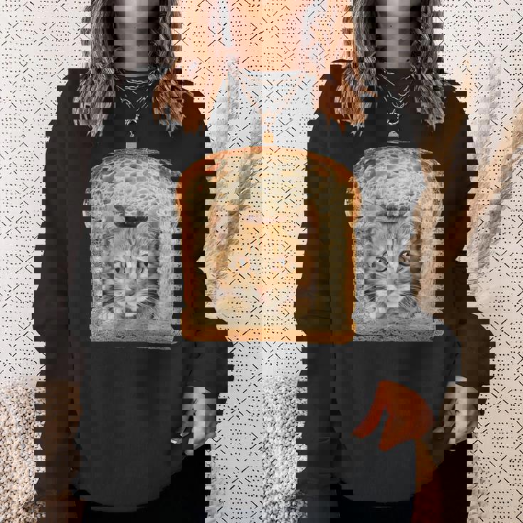 猫好きのペットのための面白い猫のグラフィックtシャツ Mewow スウェットシャツ 彼女への贈り物