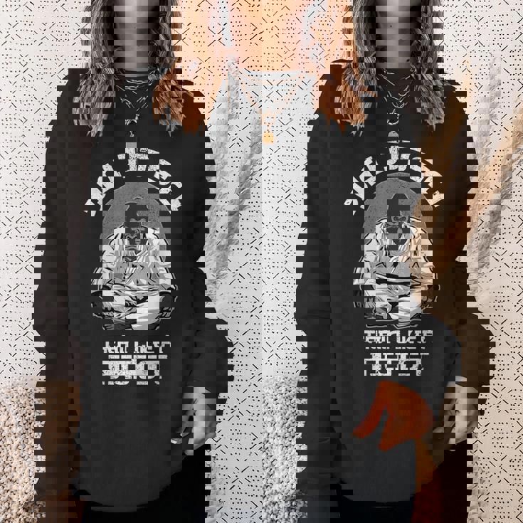 獣柔術、Bjjグラップリング総合格闘技ゴリラのようなトレーニング。 スウェットシャツ 彼女への贈り物