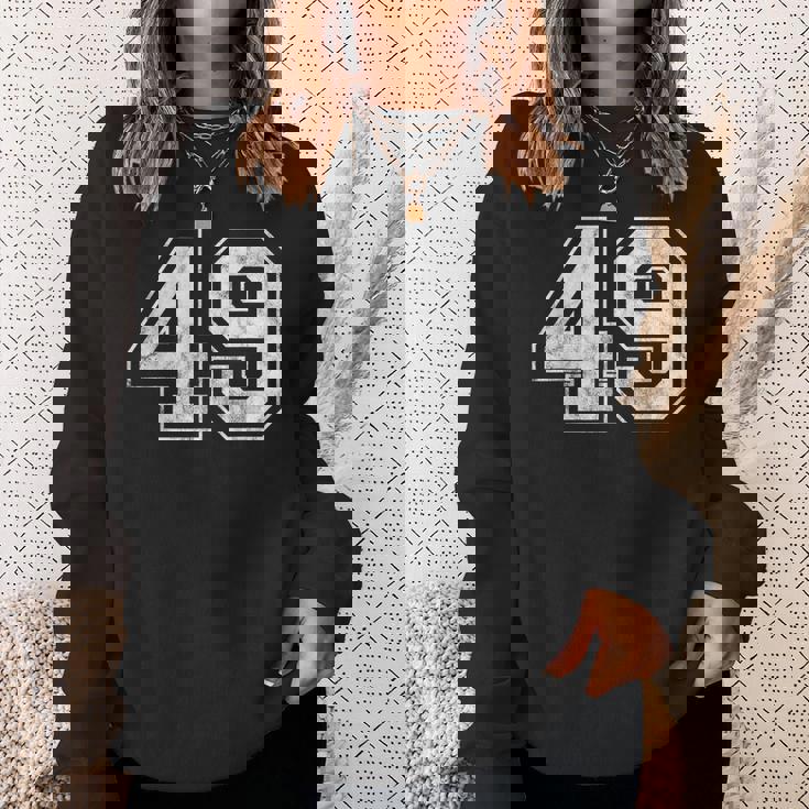 番号 49 スウェットシャツ 彼女への贈り物