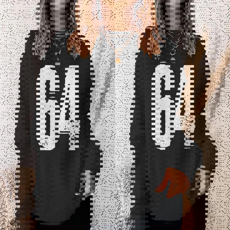 番号 64 スウェットシャツ 彼女への贈り物