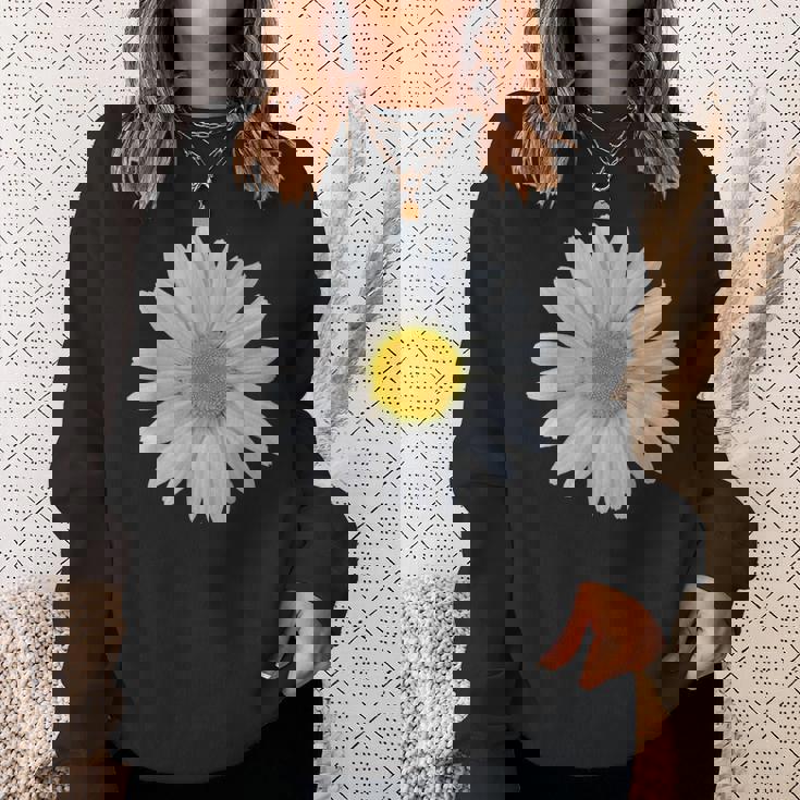 白いデイジーの花、咲くデイジー、花、花、デイジー スウェットシャツ 彼女への贈り物