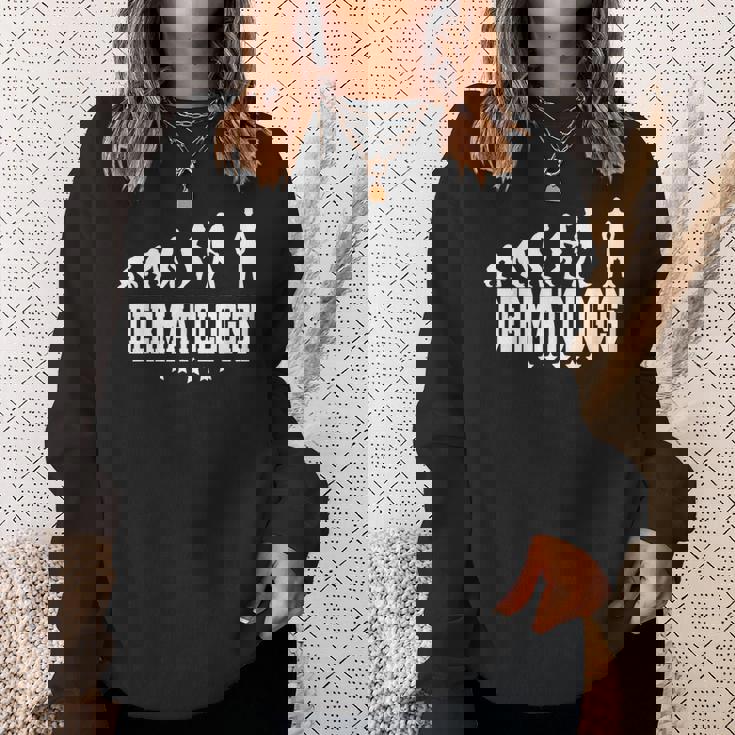 皮膚科医の進化 スウェットシャツ 彼女への贈り物