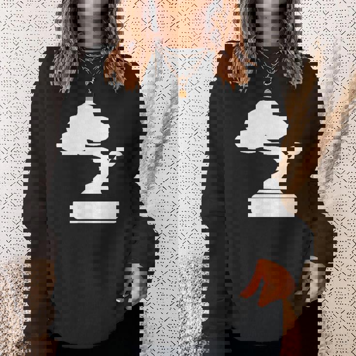 盆栽-ケンガイホキダチマツジュニパー盆栽 スウェットシャツ 彼女への贈り物