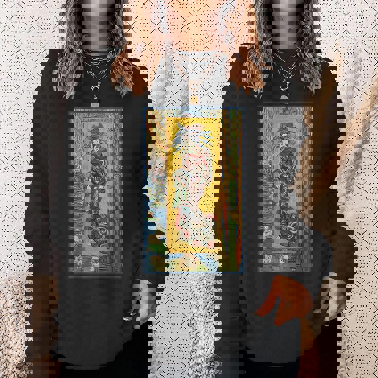 礼儀ヴァンゴッホ日本美術印象派絵画日本 スウェットシャツ 彼女への贈り物