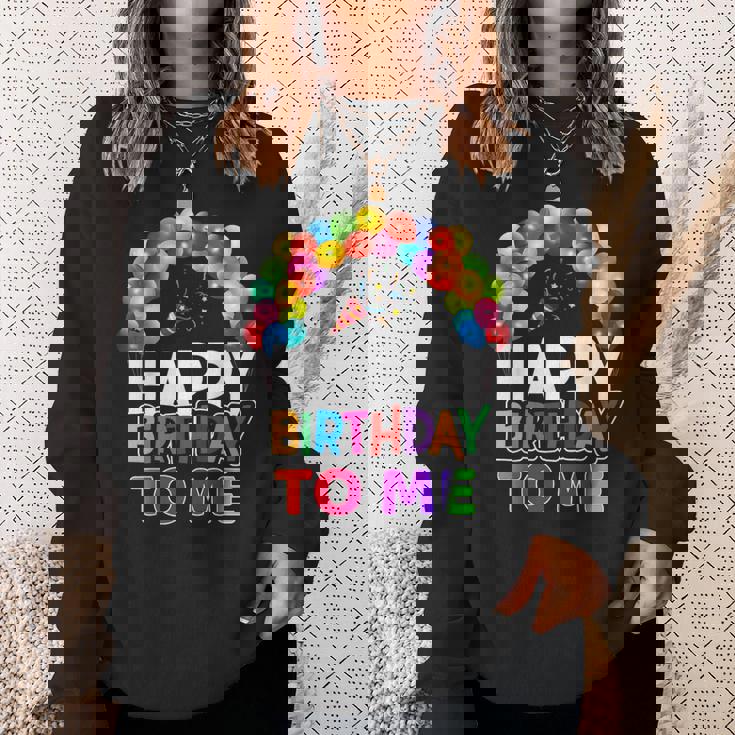 私の誕生日です私にお誕生日おめでとう スウェットシャツ 彼女への贈り物