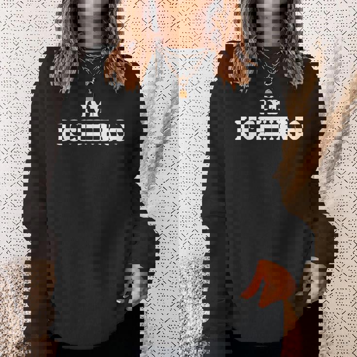 私はイチロー、私の名前はイチロー、私はイチロー、パーソナライズ スウェットシャツ 彼女への贈り物