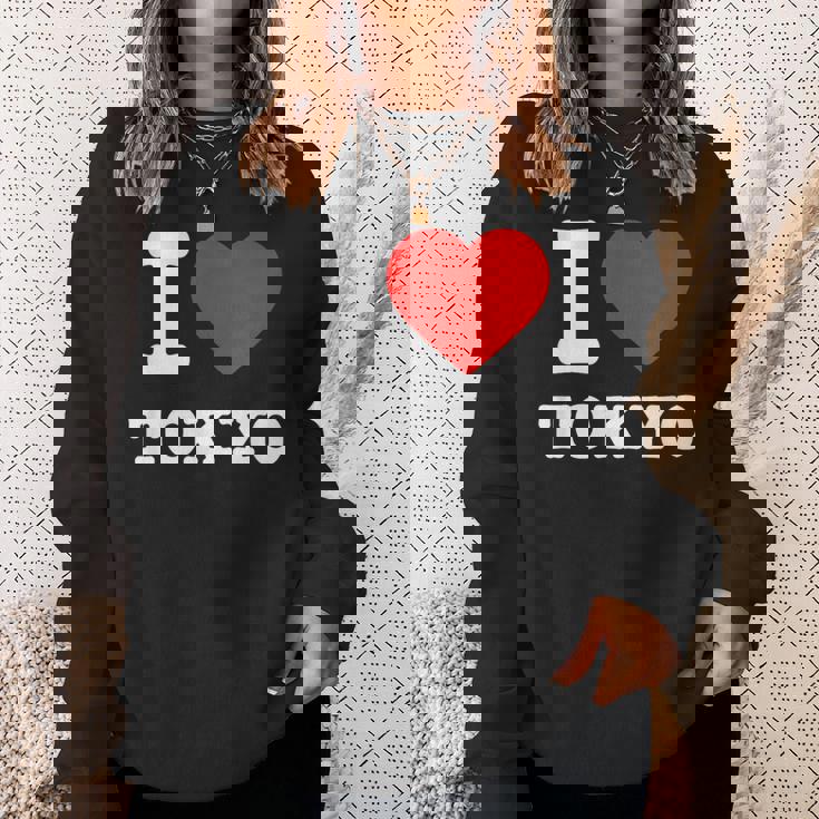 私は東京が大好きです I Love Tokyo スウェットシャツ 彼女への贈り物