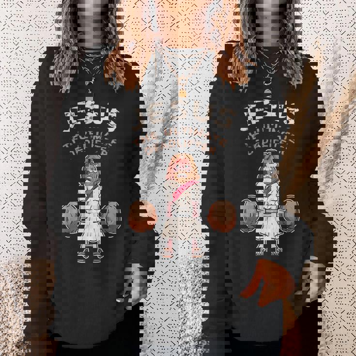 究極のデッドリフターのイエス 面白いイエス デッドリフト スウェットシャツ 彼女への贈り物