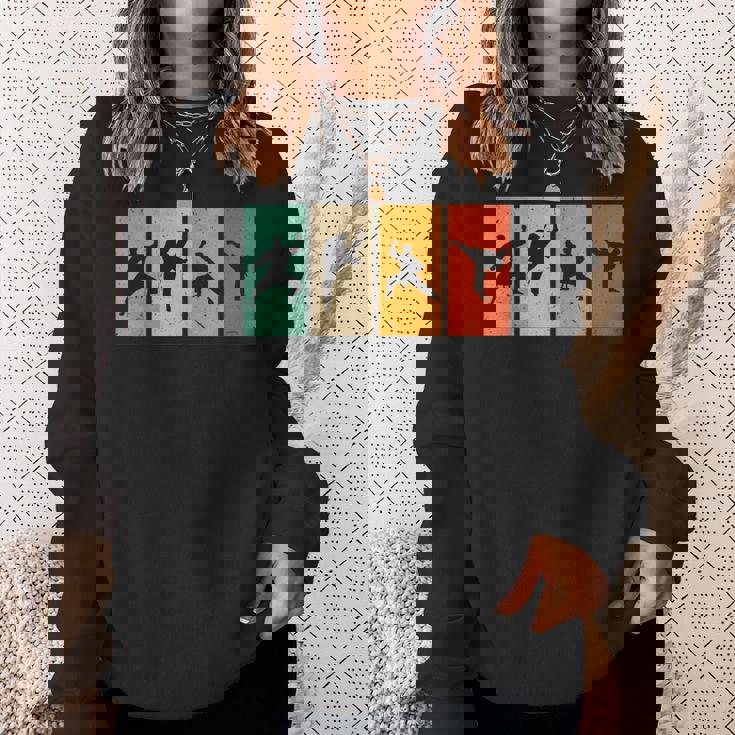 空手戦闘機シルエット空手 スウェットシャツ 彼女への贈り物