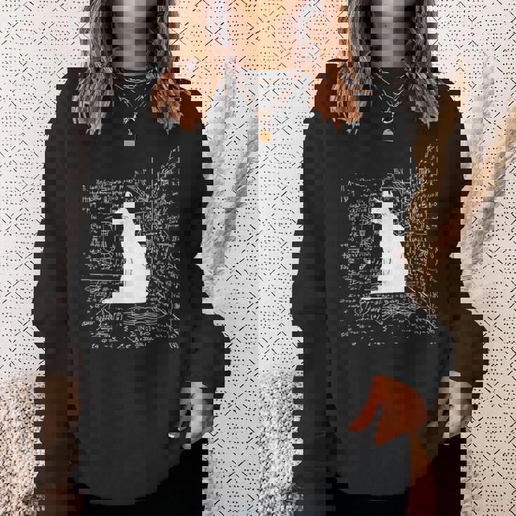 箱の中のシュレディンガーの猫 スウェットシャツ 彼女への贈り物