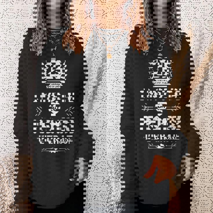 結婚23周年 結婚記念日 おもしろい 夫 妻 スウェットシャツ 彼女への贈り物